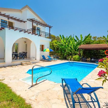 Sun Beach Villa Thio Polis Extérieur photo